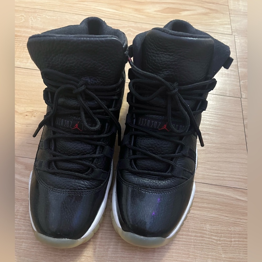 Nike Air Jordan Retro XI 11 72-10 2015 Black Red White